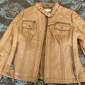 Michael Kors Leather Coat